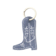 Load image into Gallery viewer, Western Whimsy Leather Key Fob