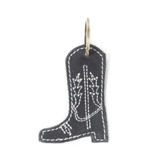 Load image into Gallery viewer, Western Whimsy Leather Key Fob