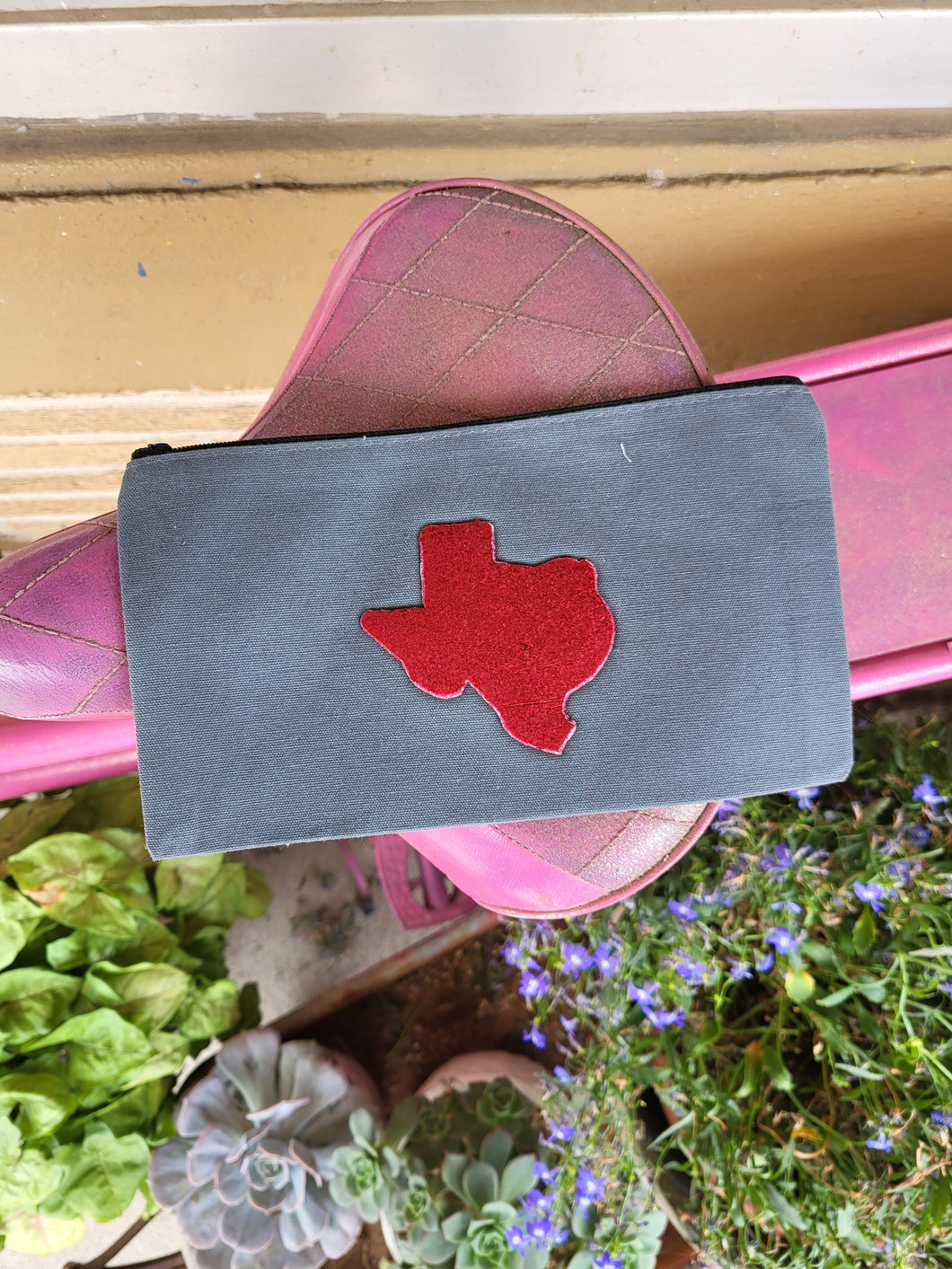 Texas Zipper Pouch