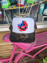 Load image into Gallery viewer, USA Smiley Trucker Hat
