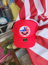 Load image into Gallery viewer, USA Smiley Trucker Hat
