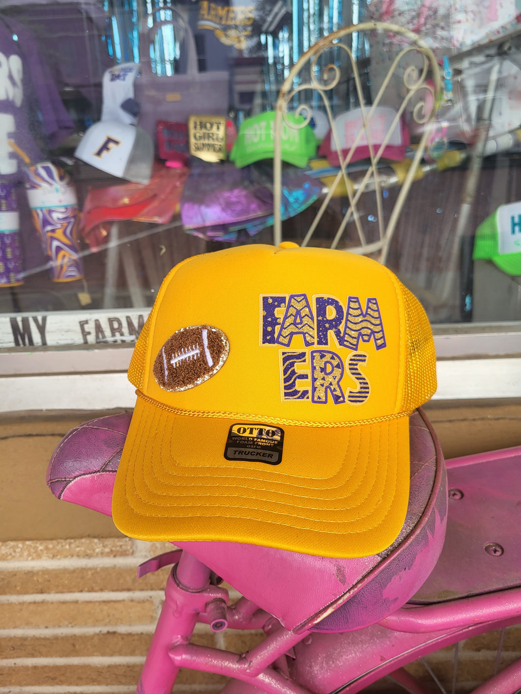 Farmer Gold Football Cap