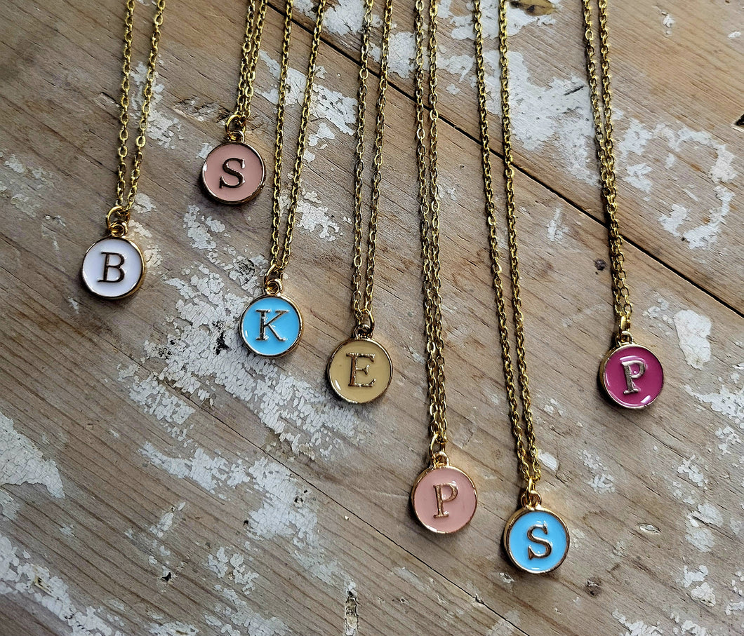 Initial Necklaces