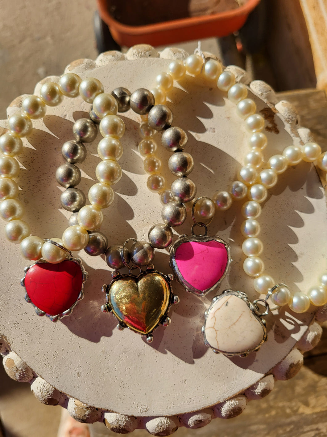 Big Chunk Heart Bracelets