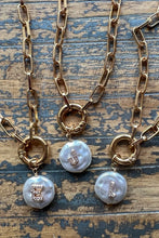 Load image into Gallery viewer, Pearl Initial Necklace
