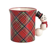 Load image into Gallery viewer, Plaid Handle Mug
