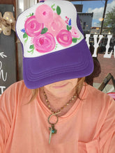 Load image into Gallery viewer, Floral Trucker Cap
