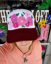 Load image into Gallery viewer, Floral Trucker Cap
