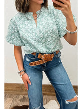 Load image into Gallery viewer, Western Floral Blouse
