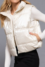 Load image into Gallery viewer, Metallic Puffer Vests
