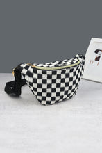 Load image into Gallery viewer, Checkered Waist Crossbody Sling Bag

