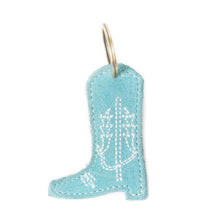 Load image into Gallery viewer, Western Whimsy Leather Key Fob
