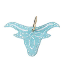 Load image into Gallery viewer, Longhorn Leather Key Fob
