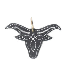 Load image into Gallery viewer, Longhorn Leather Key Fob

