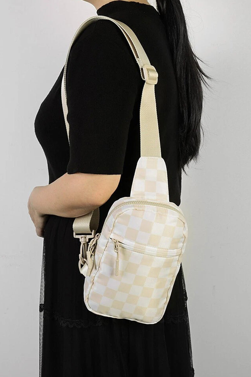 Checkered Sling Bag