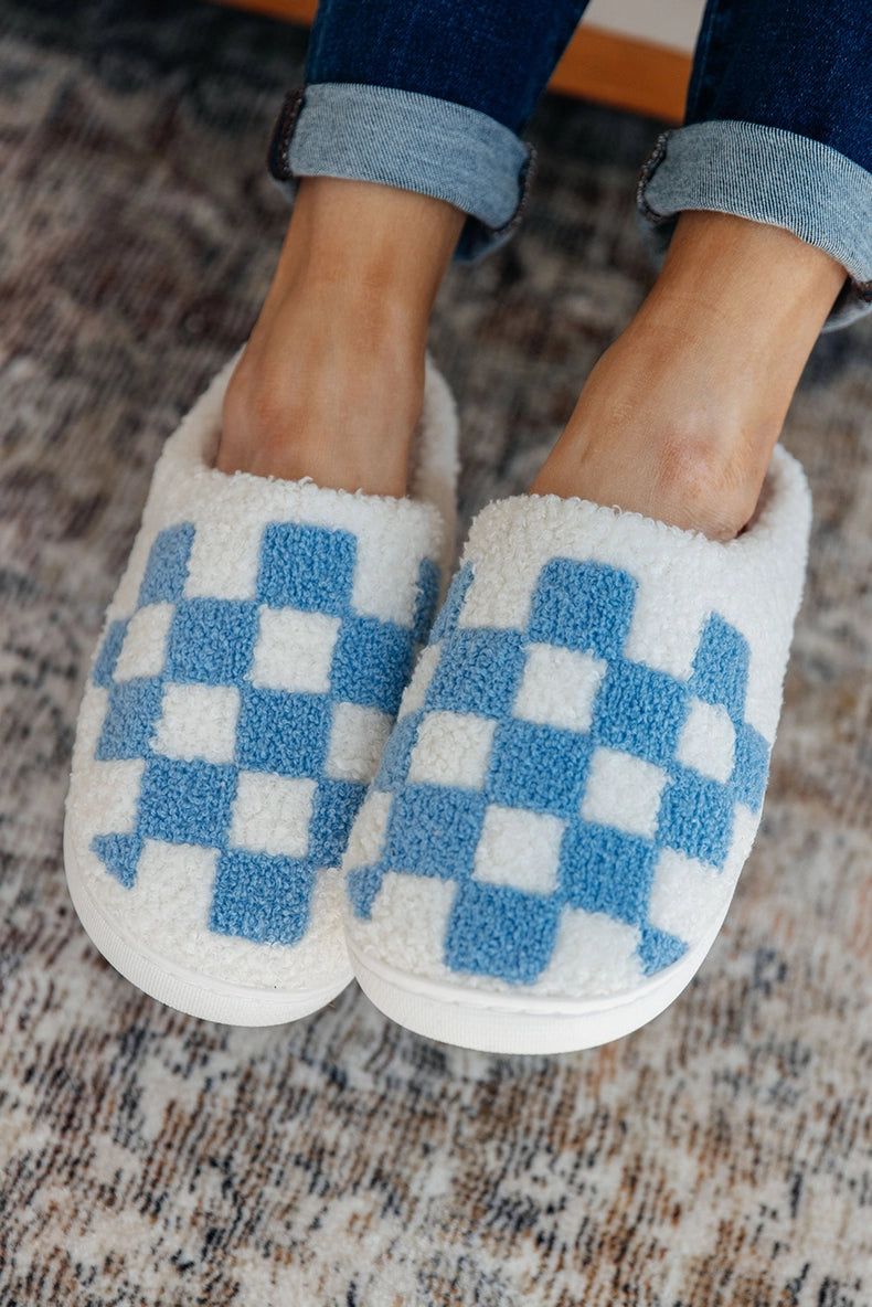 Checkered Slippers