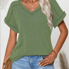 Load image into Gallery viewer, Loose Fitting Box Knit Blouse
