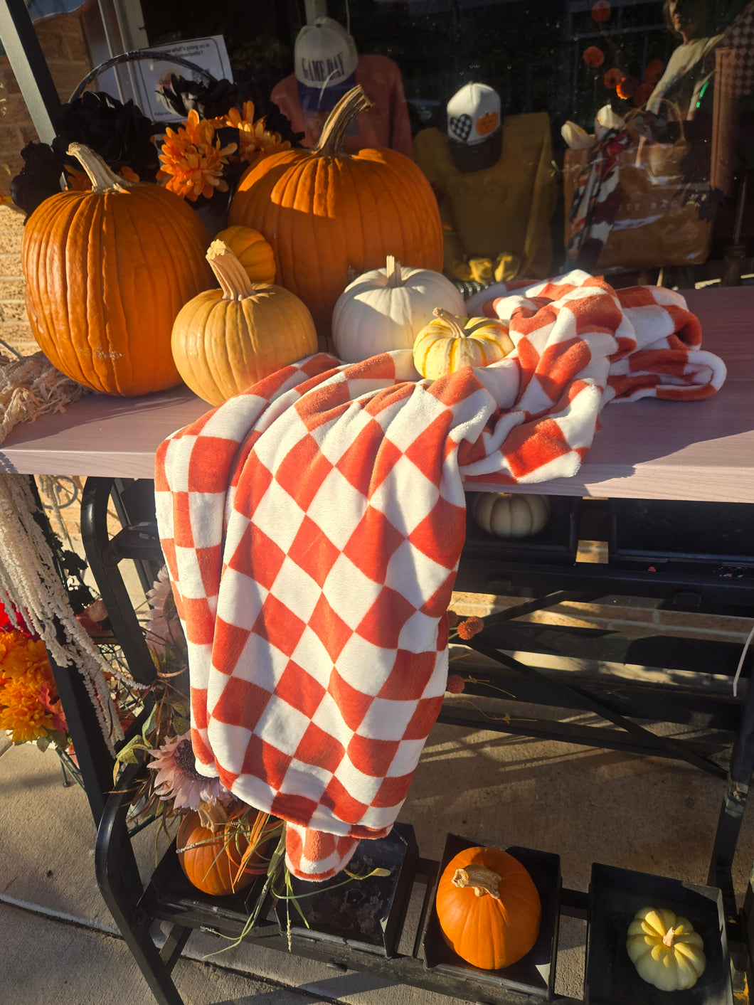 Checkered Fleece Throws