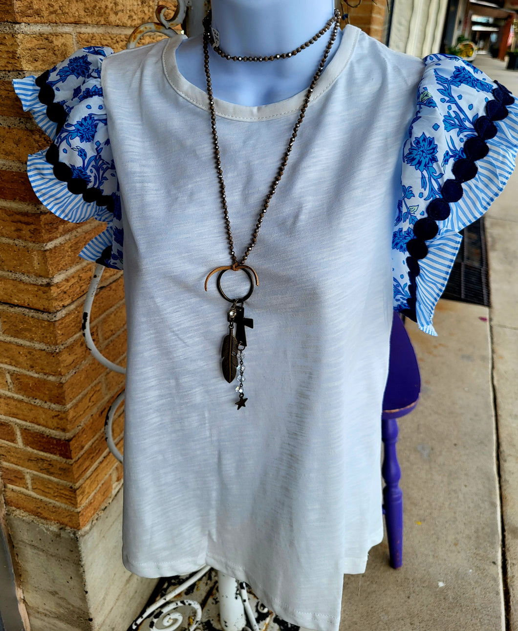 Blue Floral Patchwork