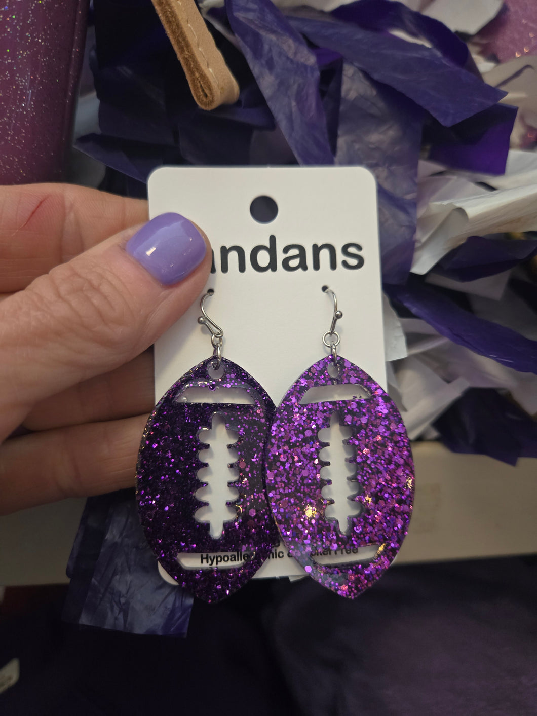 Football Earrings