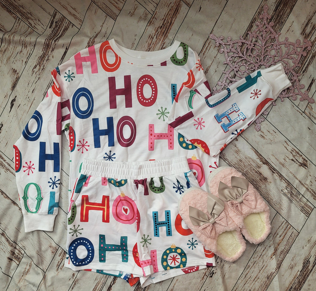 Ho Ho Ho Pajamas Set