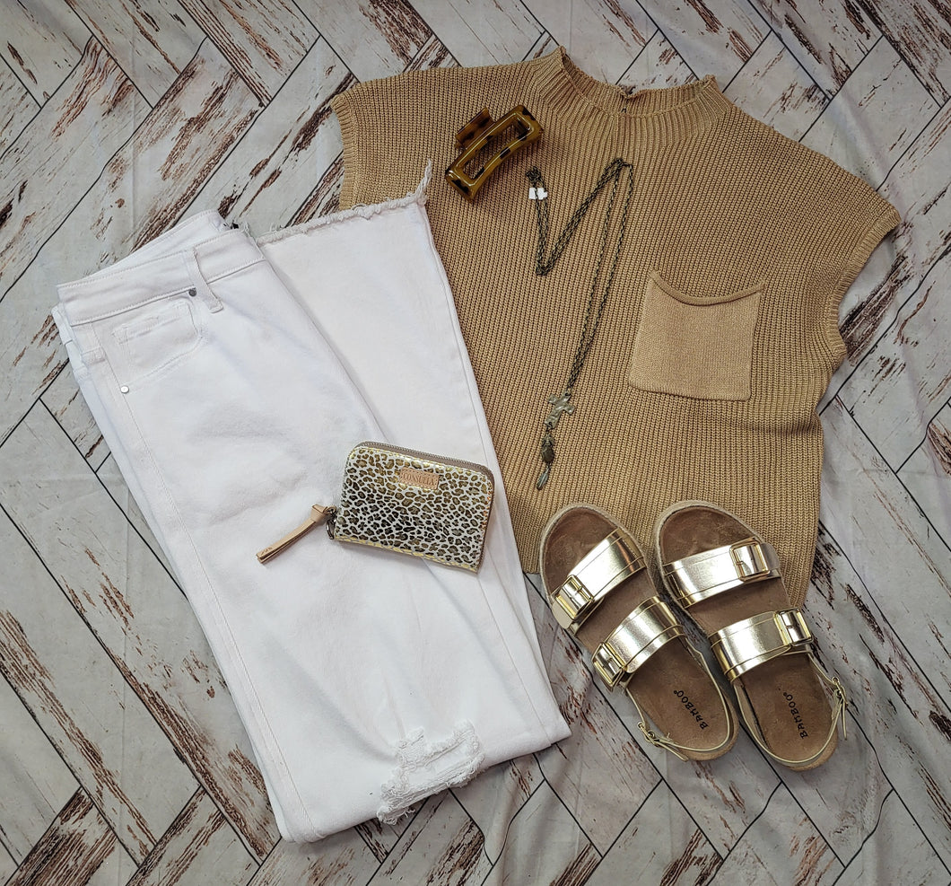 Loose Ribbed Knit Top
