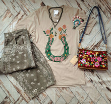 Load image into Gallery viewer, Lucky You Horseshoe Tee
