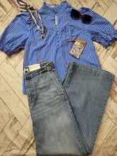 Load image into Gallery viewer, Western Striped Blouse
