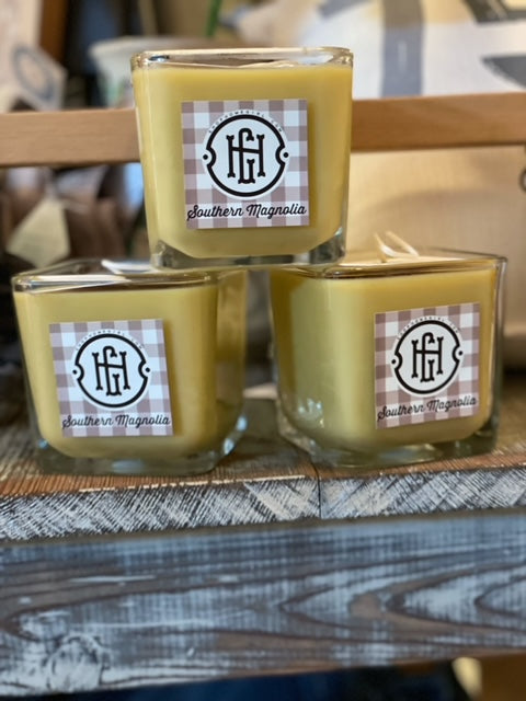 Southern Magnolia Hand Poured Soy Candle